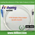 Fabrik FTTH Drop Patchkabel SC / UPC FC / UPC Simplex / Duplex 5M / 10M / 15M / 50M / 100M